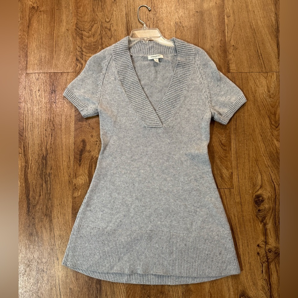 Banana Republic Women’s Medium M Sweater Dress Grey Gray Natural Fibers Winter